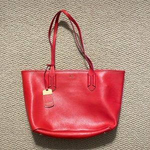 Ralph Lauren Red Orange Tote